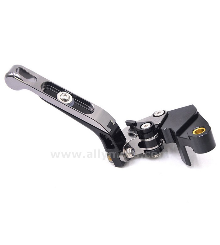 006 Titanium Motorcycle CNC Adjustable Folding Extending Brake Clutch Levers Black For Honda CBR650F CB650F 2014 2015-5